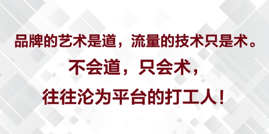 品牌+流量双轮驱动，才是中(zhōng)小(xiǎo)品牌跃迁的正确姿势